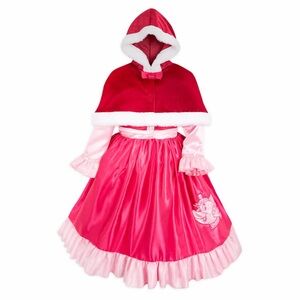 navy blue dress for baby girl Belle Pink Dress, Winter Cape, Princess Gown, Red Cape main image 0